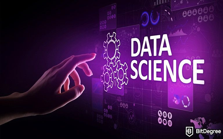 Udacity data science: data science written on a purple screen.